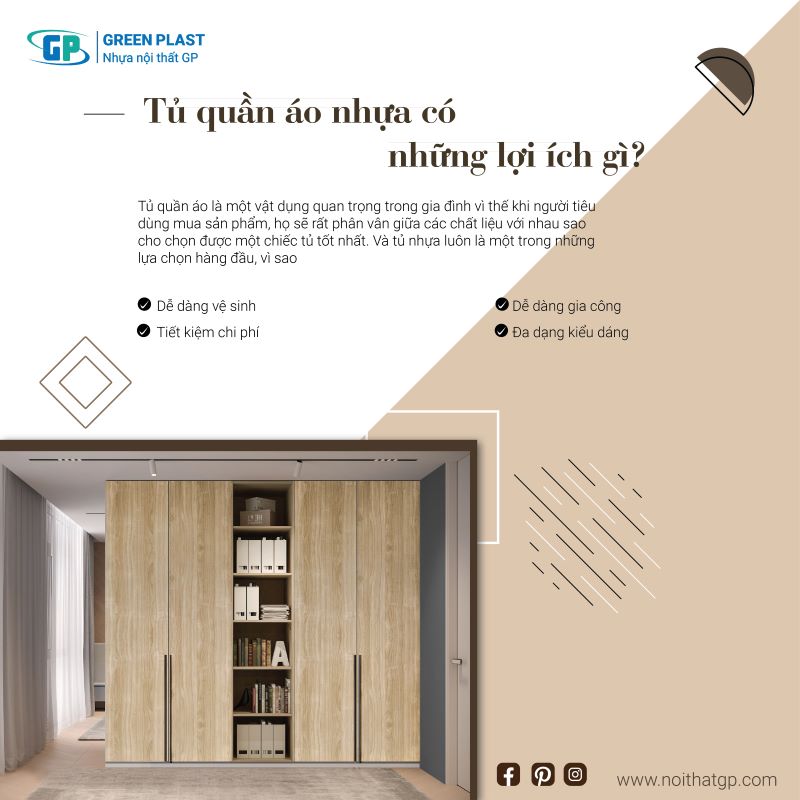Poster Tủ Quần Áo Nhựa