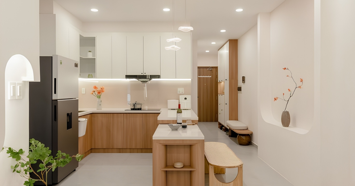 Gợi ý các giải pháp thiết kế nội thất giúp tối ưu diện tích căn hộ nhỏ, tăng công năng sử dụng và tính thẩm mỹ.