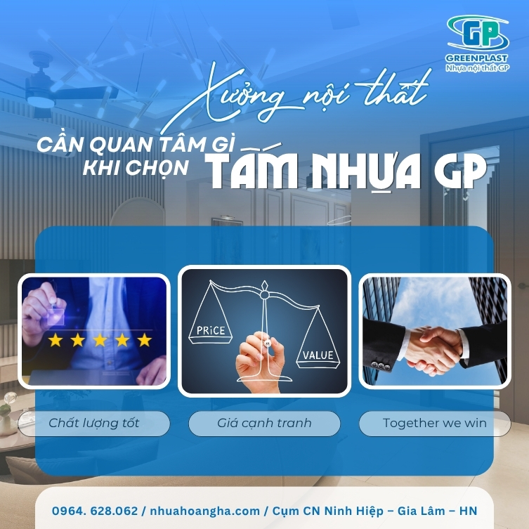 Các yếu tố quan trọng mà xưởng nội thất cần cân nhắc khi lựa chọn vật liệu tấm phục vụ sản xuất và thi công.