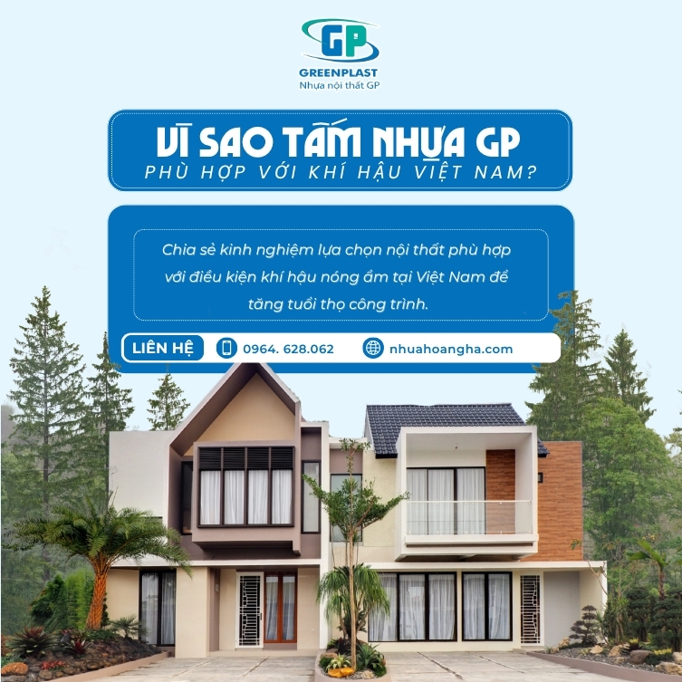 Chia sẻ kinh nghiệm lựa chọn nội thất phù hợp với điều kiện khí hậu nóng ẩm tại Việt Nam để tăng tuổi thọ công trình.