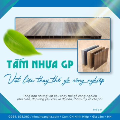 Tổng hợp những vật liệu thay thế gỗ công nghiệp phổ biến, đáp ứng yêu cầu về độ bền, thẩm mỹ và chi phí.