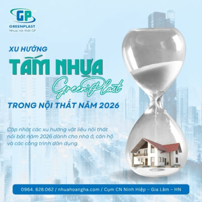 Cập nhật các xu hướng vật liệu nội thất nổi bật năm 2026 dành cho nhà ở, căn hộ và các công trình dân dụng.