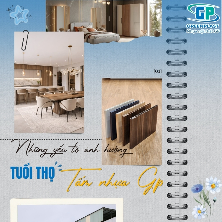 Những yếu tố ảnh hưởng đến tuổi thọ của tấm nhựa GP và cách sử dụng, bảo quản đúng để tăng độ bền cho công trình.