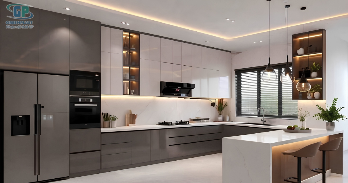 Khám phá cách ứng dụng tấm nhựa GP vào nội thất phòng ngủ với các ý tưởng tủ, giường, bàn và kệ đẹp, hiện đại, phù hợp nhiều diện tích.