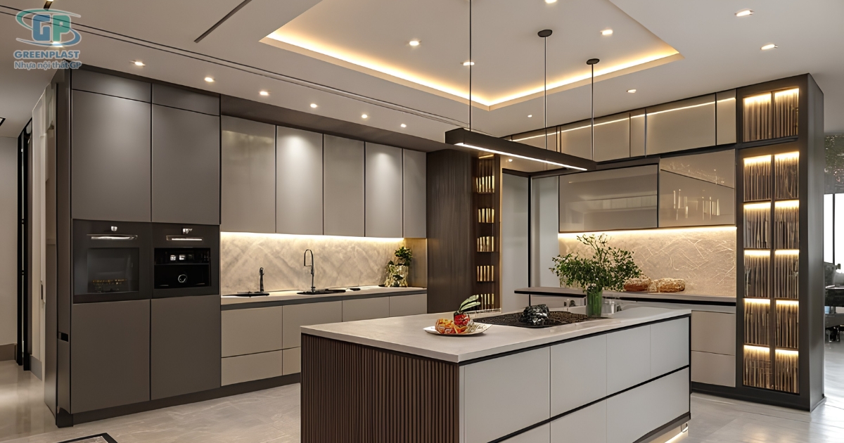Khám phá cách ứng dụng tấm nhựa GP vào nội thất phòng ngủ với các ý tưởng tủ, giường, bàn và kệ đẹp, hiện đại, phù hợp nhiều diện tích.