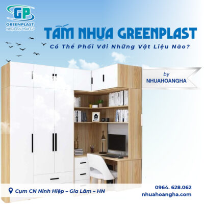 Gợi ý cách kết hợp tấm nhựa GP với gỗ, kính, kim loại và các vật liệu khác để tạo nội thất hài hòa, hiện đại và có điểm nhấn.